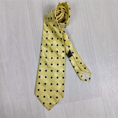 Versace Polka Dots 1990s Vintage Necktie Pure Silk 